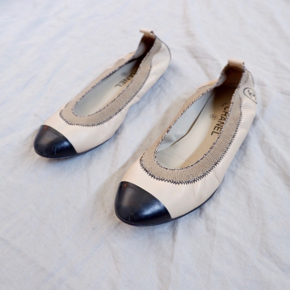 Chanel Stretch Spirit CC Ballet Flats